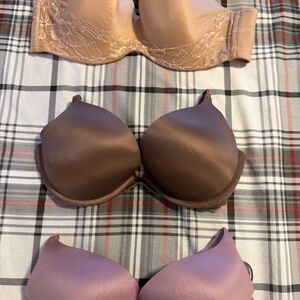 Lot of 3 Strap & Strapless Bras